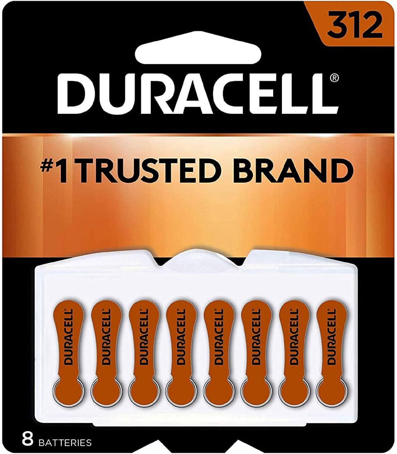 Duracell 312 Hearing Aid Batteries Pallet — 1,296 Brown EasyTab Size-312 Packs Duracell 312 Hearing Aid Batteries Pallet — 1,296 Brown EasyTab Size-312 Packs