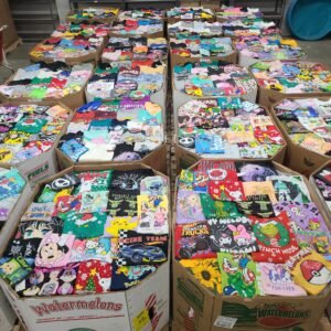 Licensed Graphic Tees Pallet – 700 Piece Apparel Liquidation Lot