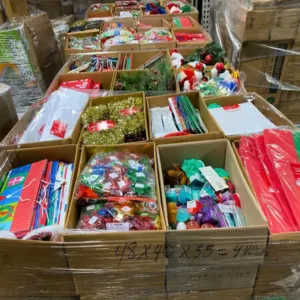 Decorations for Christmas- Assorted Liquidation Pallet