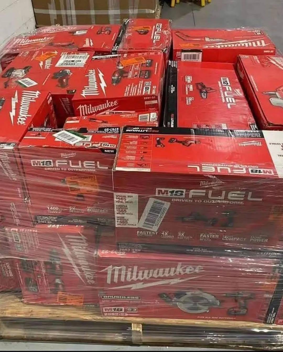 Milwaukee Tool Liquidation Pallet Milwaukee Tool Liquidation Pallet