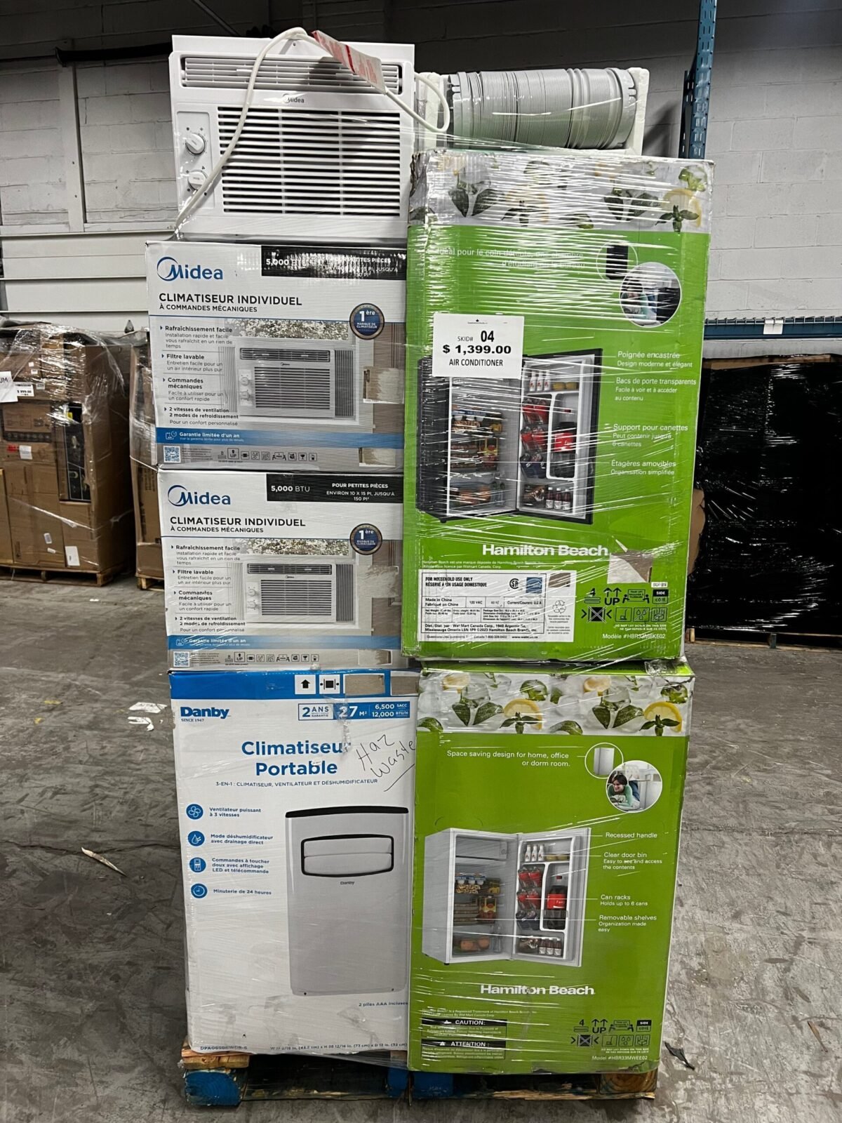 Air Conditioners Liquidation Pallet — Lot 2 Air Conditioners Liquidation Pallet — Lot 2