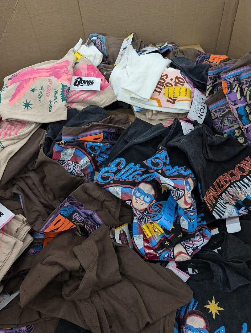 🎸 Band Tees — Rock, Rap, Metal & Pop Icons Liquidation Pallet 🎸 Band Tees — Rock, Rap, Metal & Pop Icons Liquidation Pallet