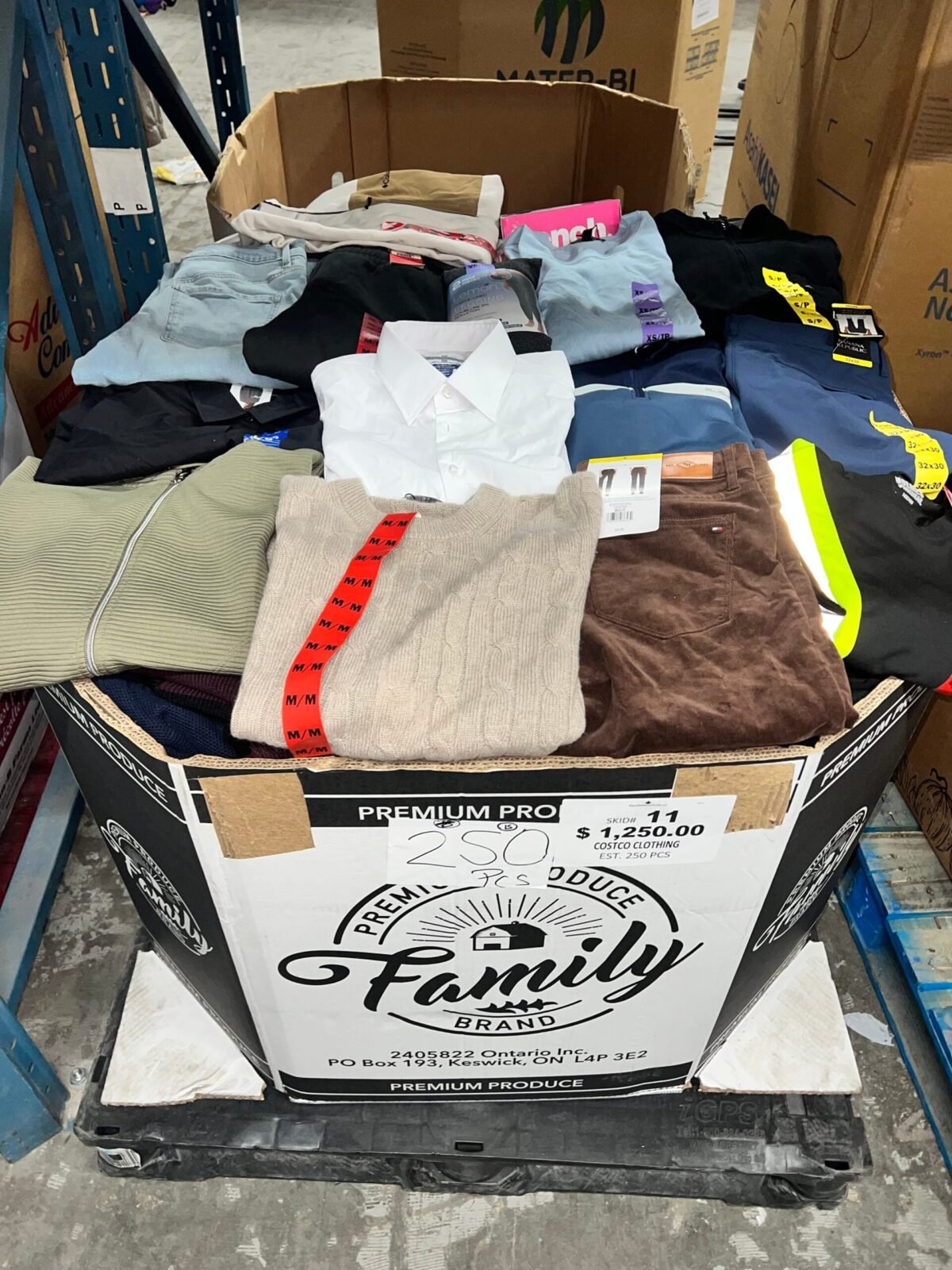 Brand Name Clothing – 250pcs Liquidation Pallet — Lot 2 Brand Name Clothing – 250pcs Liquidation Pallet — Lot 2