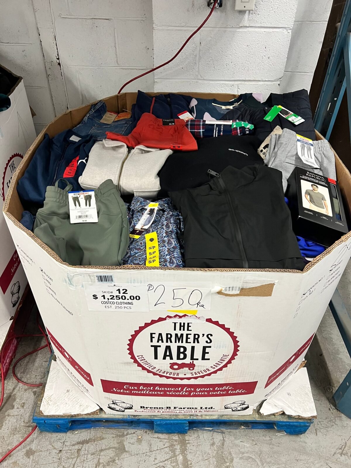 Brand Name Clothing – 250pcs Liquidation Pallet — Lot 15 Brand Name Clothing – 250pcs Liquidation Pallet — Lot 15