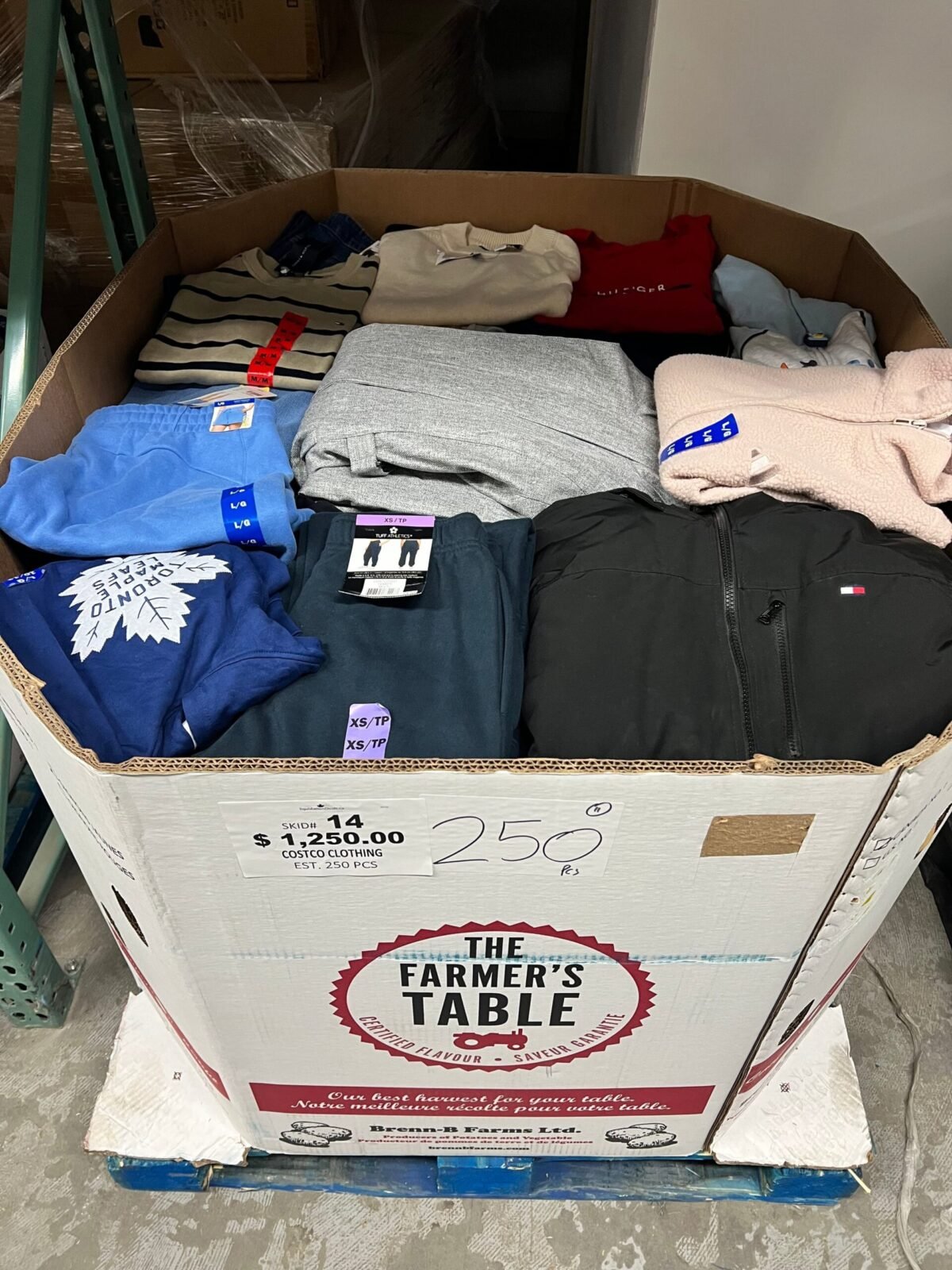 Brand Name Clothing – 250pcs Liquidation Pallet — Lot 13 Brand Name Clothing – 250pcs Liquidation Pallet — Lot 13