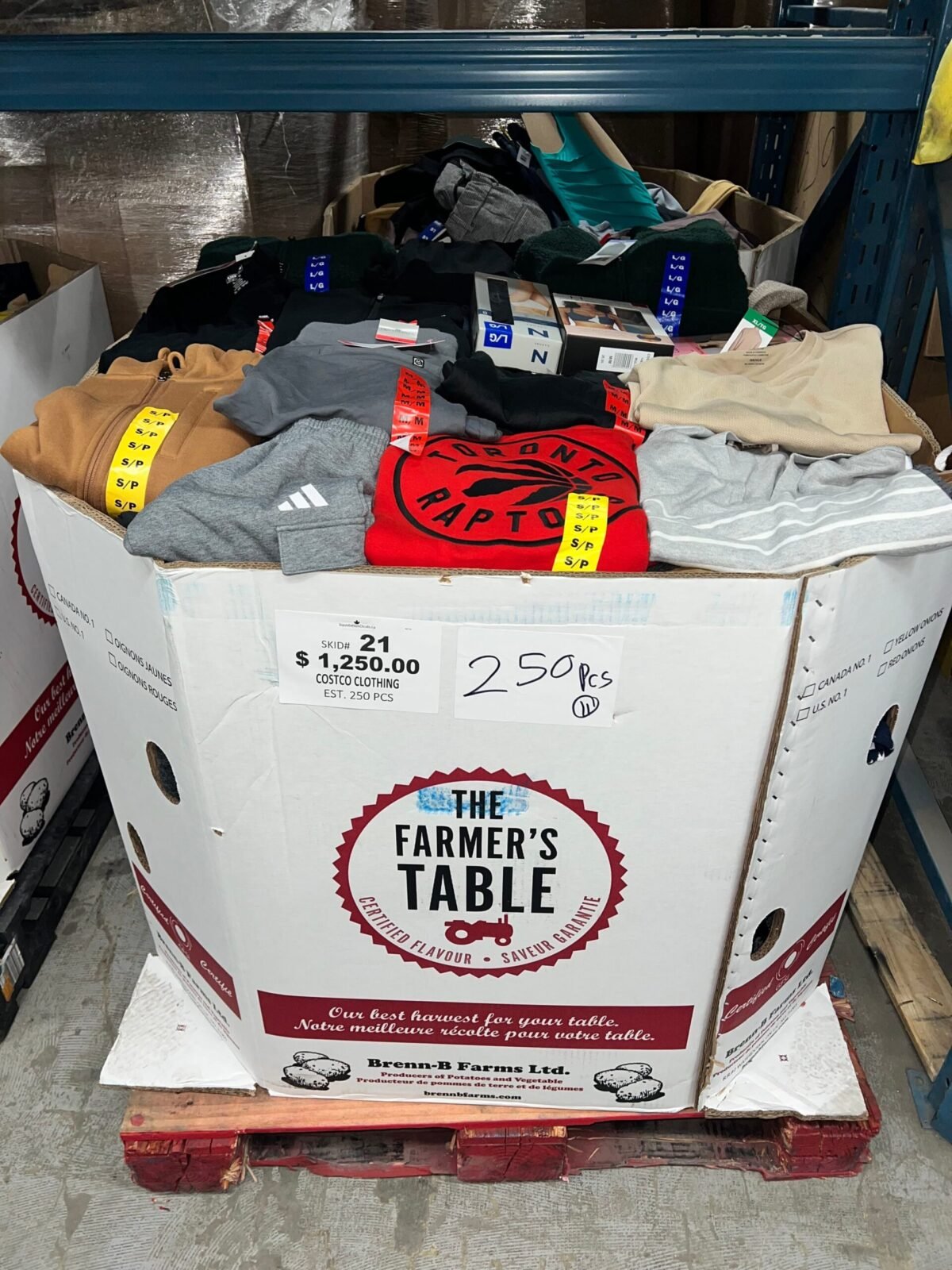 Brand Name Clothing – 250pcs Liquidation Pallet — Lot 8 Brand Name Clothing – 250pcs Liquidation Pallet — Lot 8