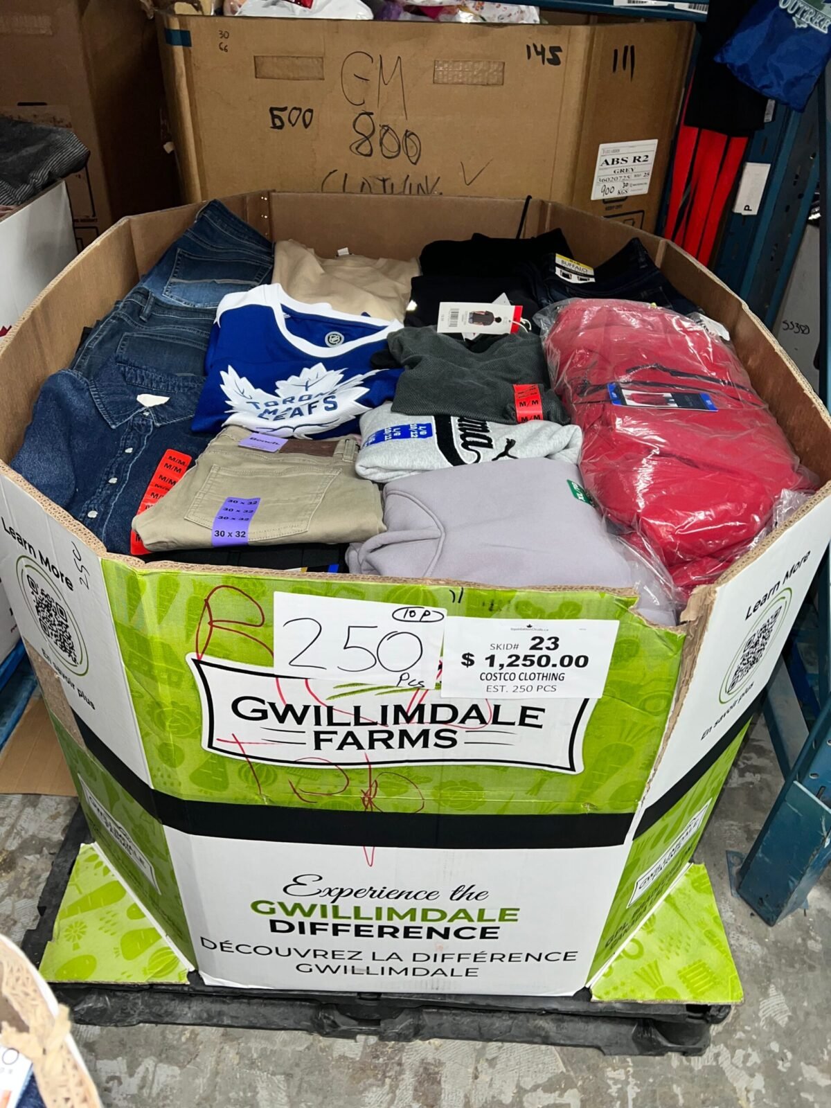 Brand Name Clothing – 250pcs Liquidation Pallet — Lot 6 Brand Name Clothing – 250pcs Liquidation Pallet — Lot 6