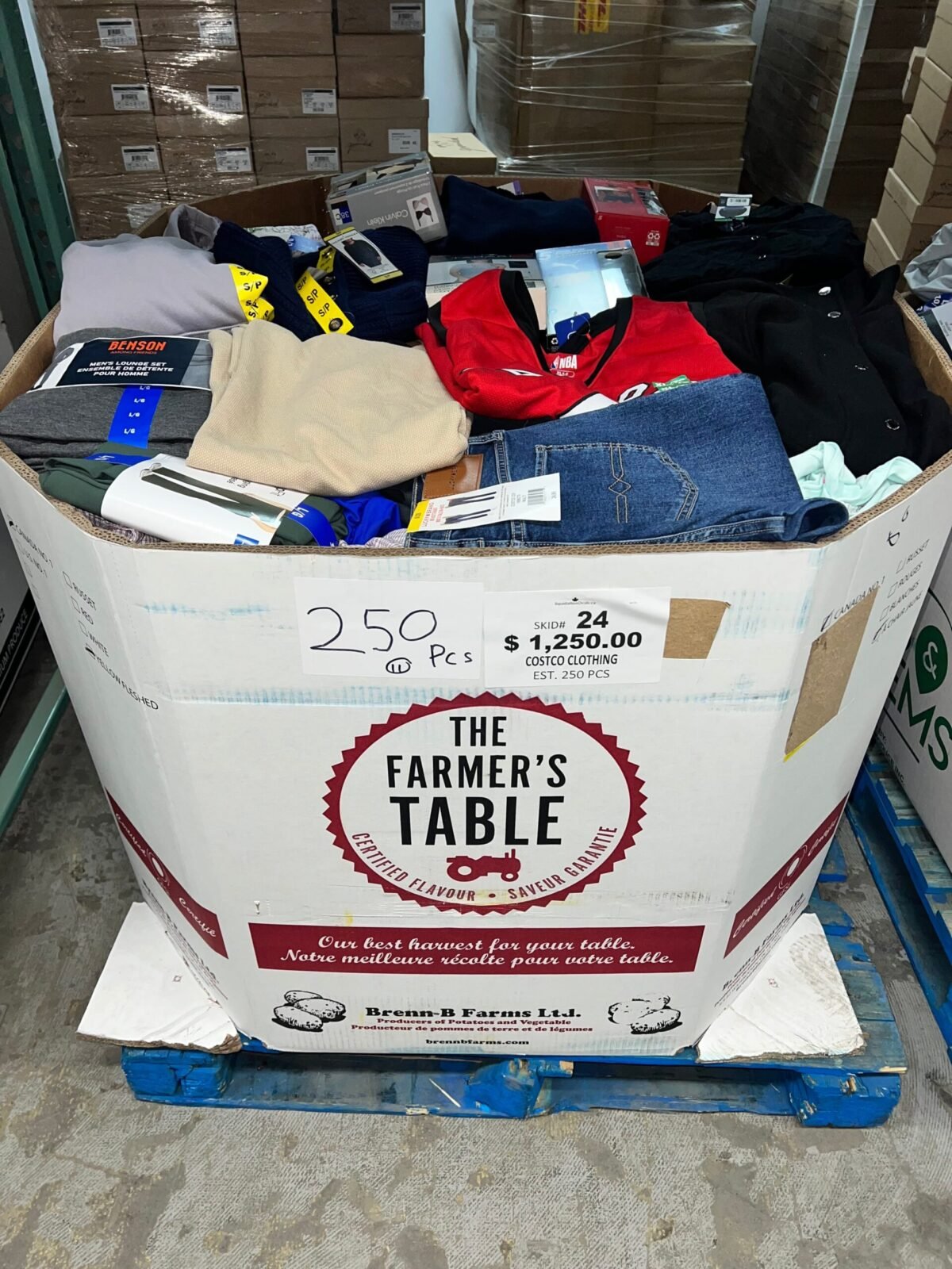 Brand Name Clothing – 250pcs Liquidation Pallet — Lot 5 Brand Name Clothing – 250pcs Liquidation Pallet — Lot 5