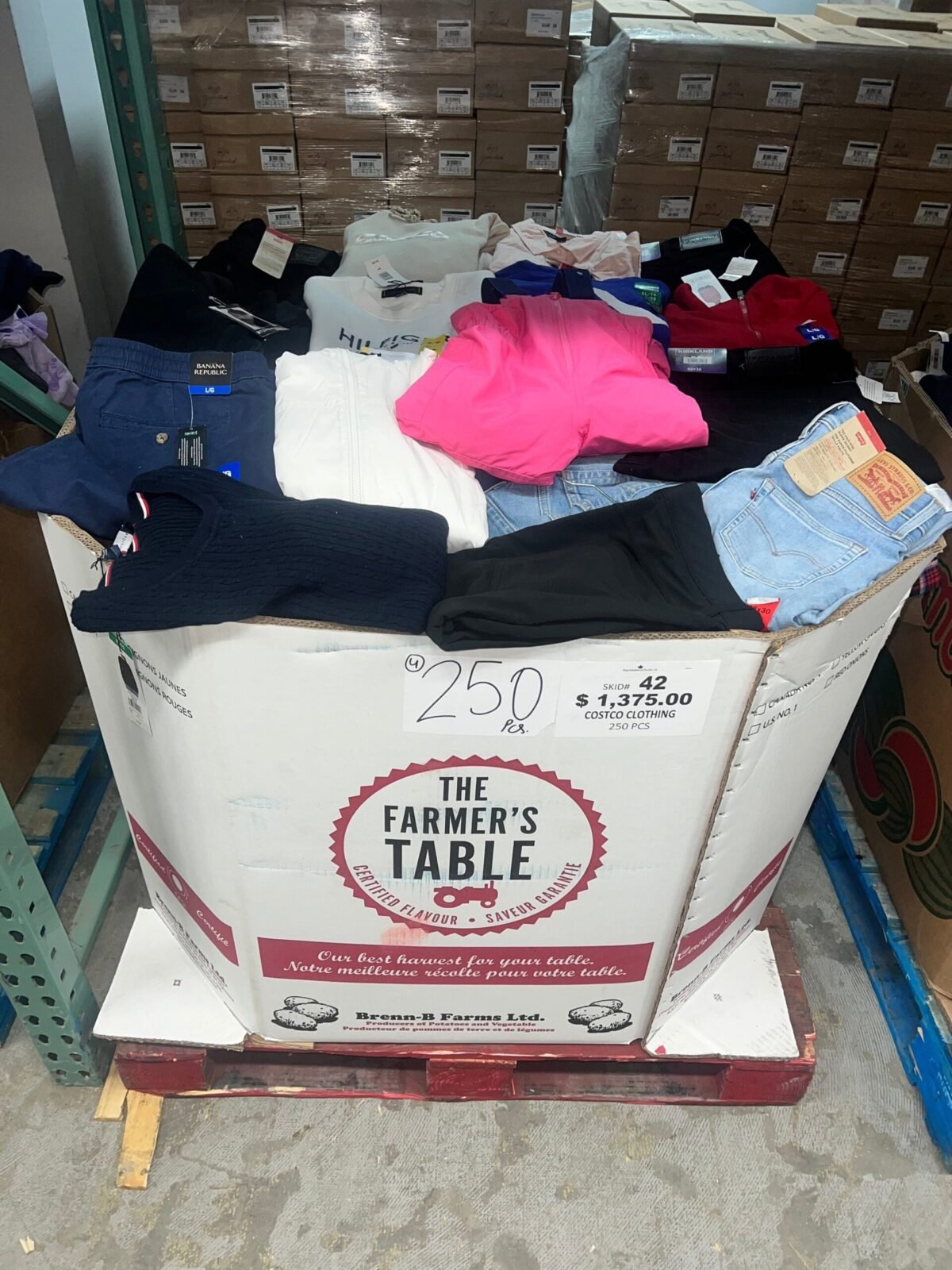 CW Clothing Liquidation Pallet — Lot 14 CW Clothing Liquidation Pallet — Lot 14