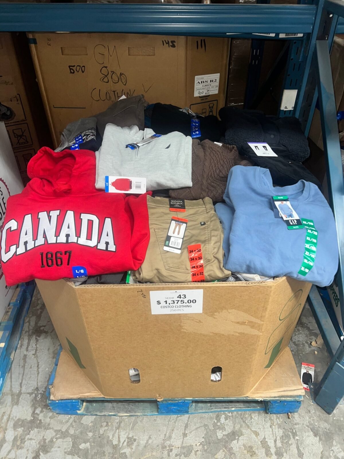 CW Clothing Liquidation Pallet — Lot 13 CW Clothing Liquidation Pallet — Lot 13