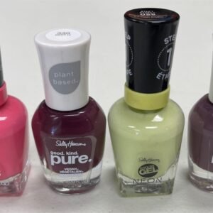 Sally Hansen Miracle Gel & Pure Vegan Nail Polish Pallet, 4 Shades