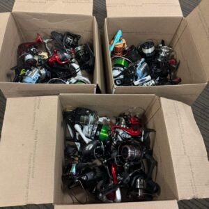 Fishing Reel Only Pallet — 12 Boxes of Tested Working Reels