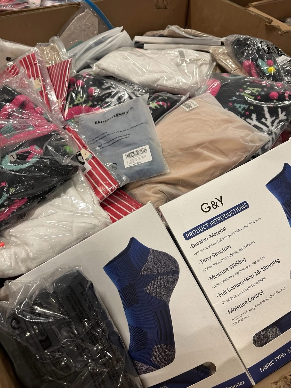 Amazon Clothing Liquidation Pallet – Poly-Bagged Mixed Apparel Load Amazon Clothing Liquidation Pallet – Poly-Bagged Mixed Apparel Load