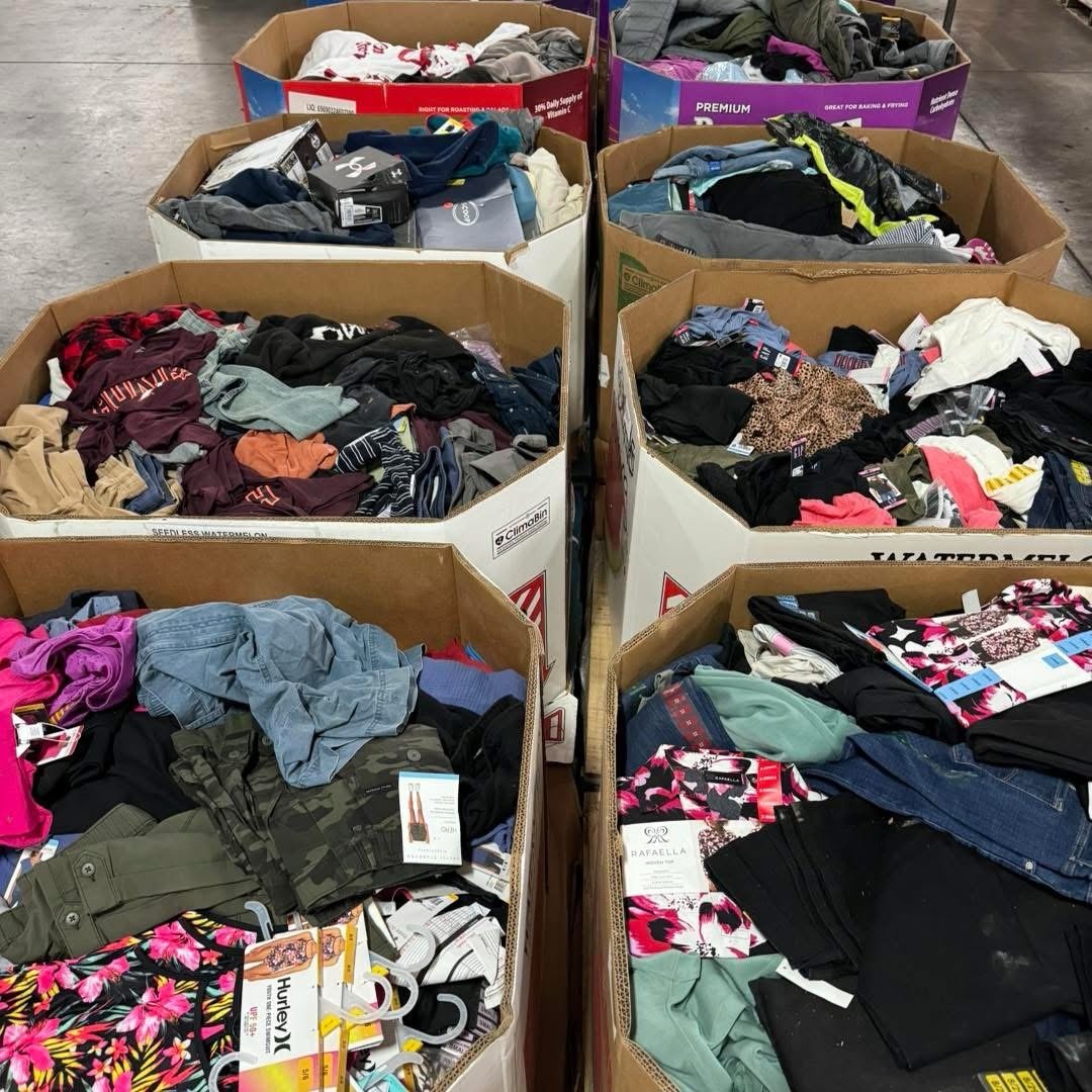 Sam’s Club Clothing Pallet — 1,000+ Mixed Apparel Pieces Sam’s Club Clothing Pallet — 1,000+ Mixed Apparel Pieces