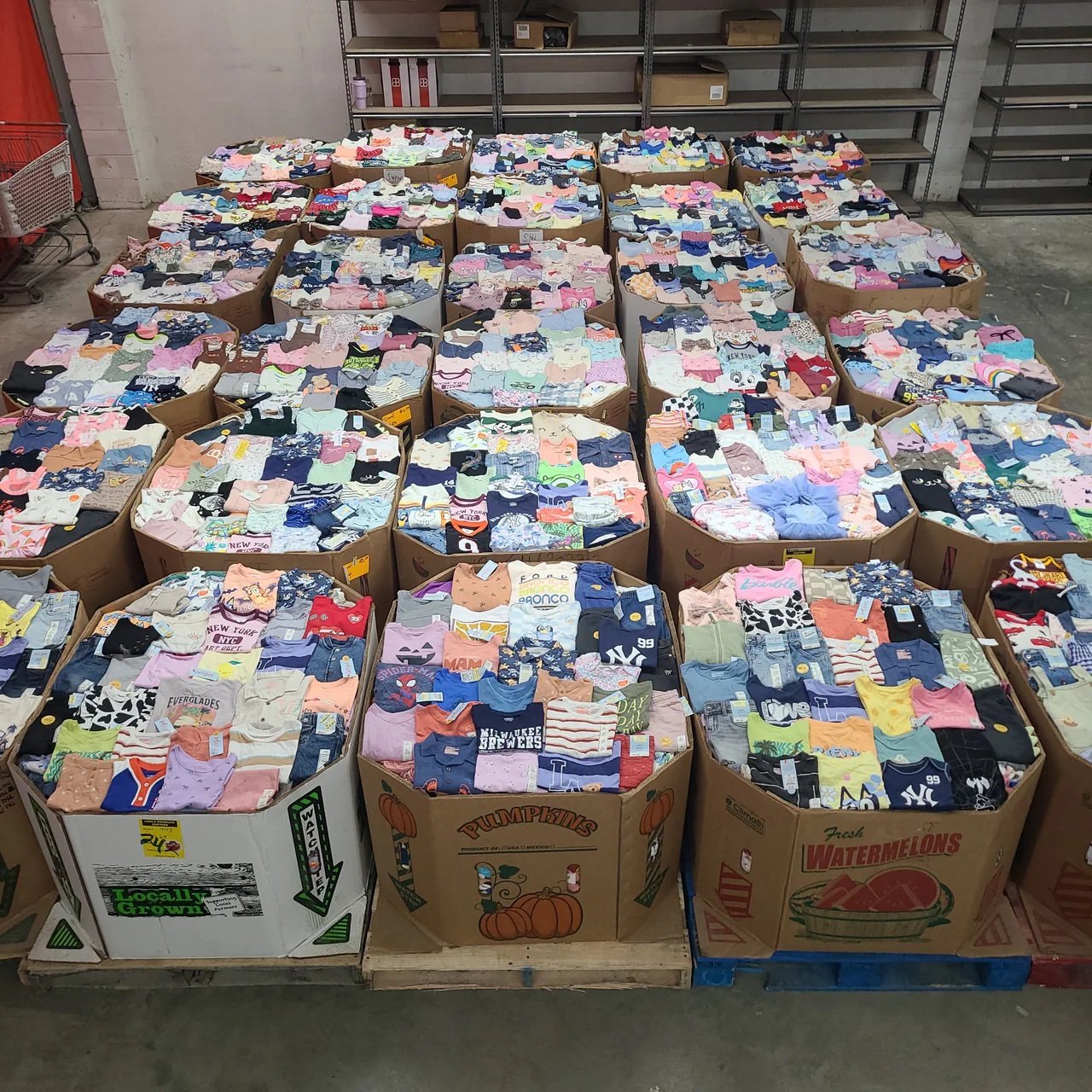 Target Baby & Toddler Clothes Pallet — 1,400-1,600 Pieces (Newborn to 5T) Target Baby & Toddler Clothes Pallet — 1,400-1,600 Pieces (Newborn to 5T)