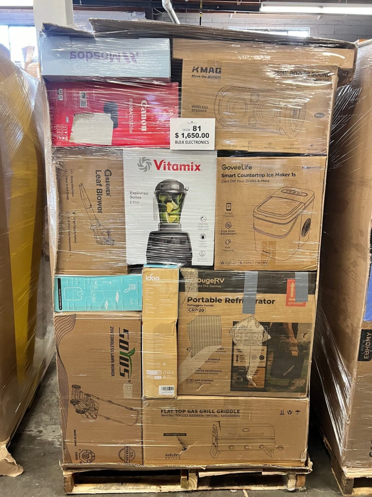Medium Electronics Liquidation Pallet — Lot 81 Medium Electronics Liquidation Pallet — Lot 81