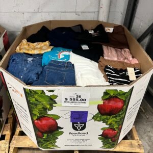 Miscellaneous Clothing – 300pcs Liquidation Pallet
