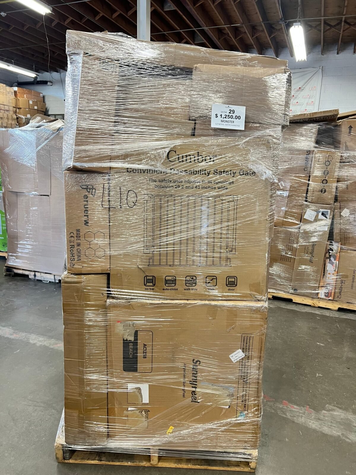 Monster General Merchandise Liquidation Pallet — Lot 5 Monster General Merchandise Liquidation Pallet — Lot 5