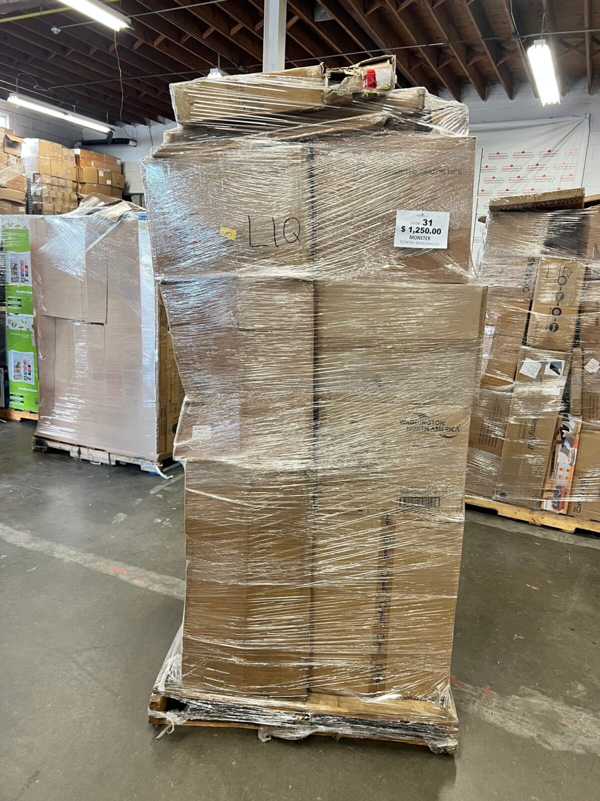 Monster General Merchandise Liquidation Pallet — Lot 6 Monster General Merchandise Liquidation Pallet — Lot 6