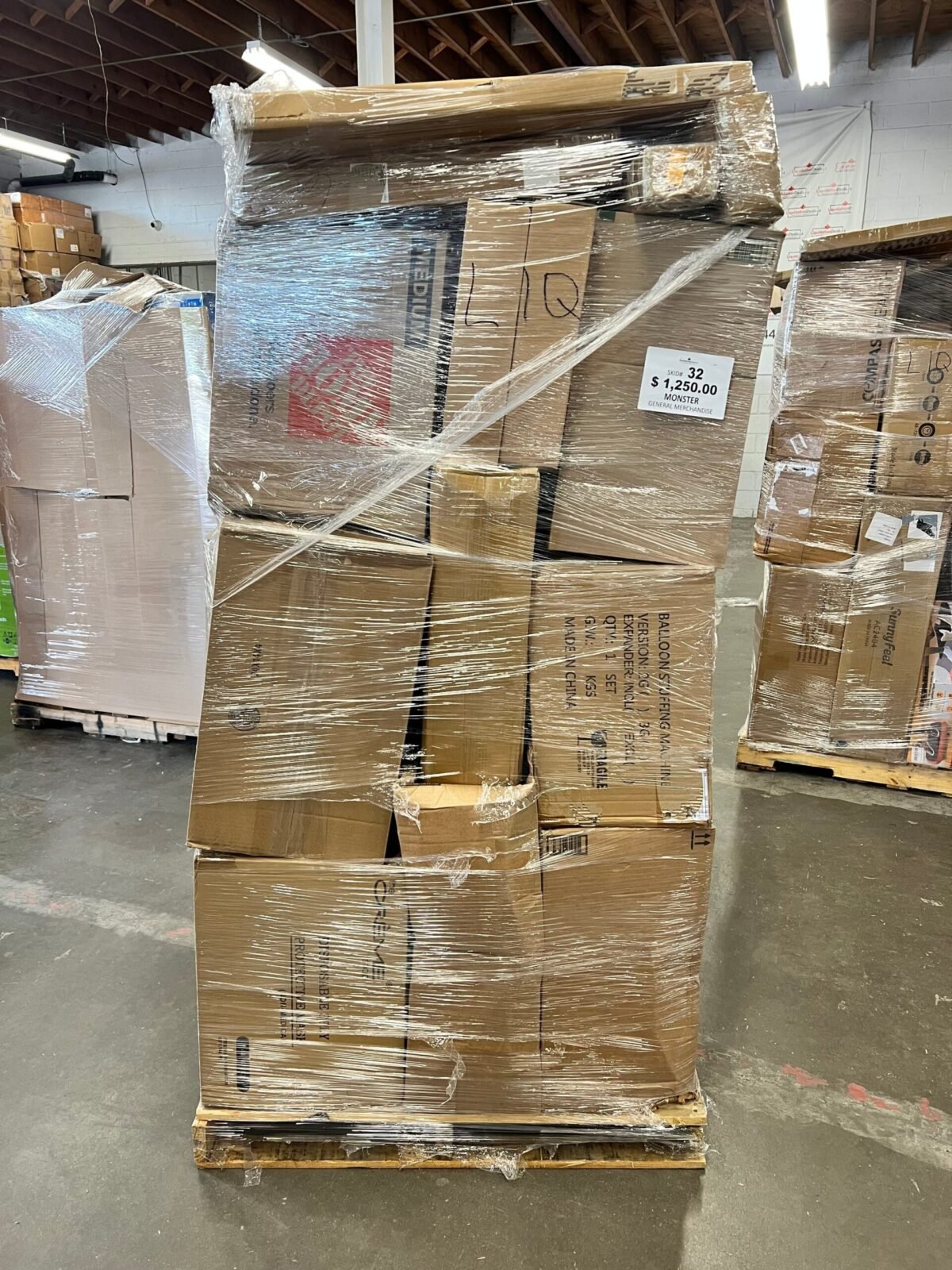 Monster General Merchandise Liquidation Pallet — Lot 7 Monster General Merchandise Liquidation Pallet — Lot 7