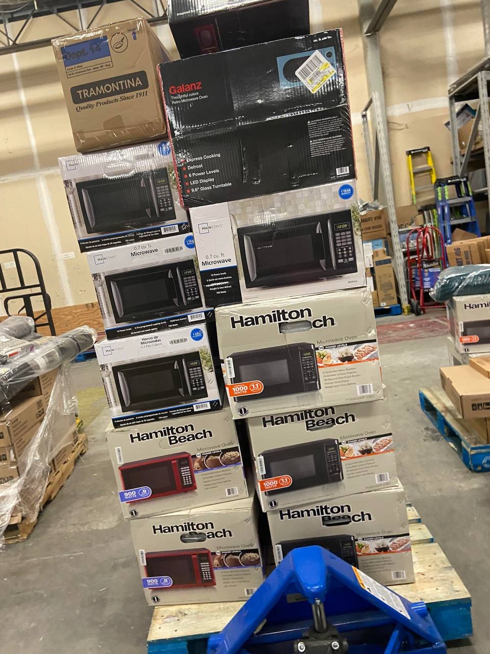 Microwave Liquidation Pallet — Assorted Countertop & Over-the-Range Units Microwave Liquidation Pallet — Assorted Countertop & Over-the-Range Units