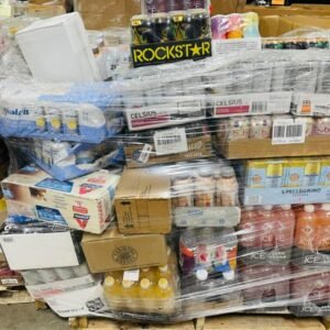 Mixed Beverages Wholesale Pallet — 250-300 Units of Sodas, Waters & Energy Drinks