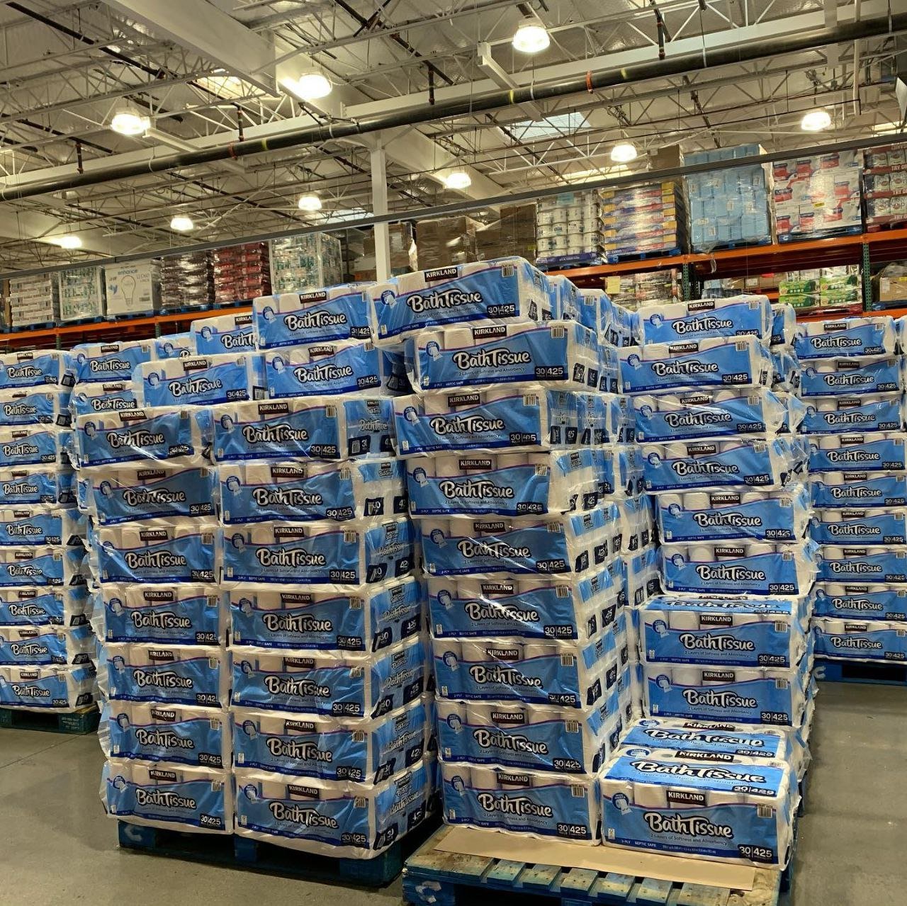 Toilet Paper Wholesale Pallet — 150 Retail Packs of Bath Tissue Toilet Paper Wholesale Pallet — 150 Retail Packs of Bath Tissue