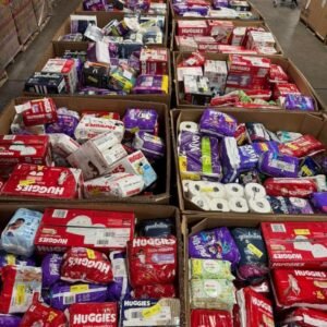 Baby Diapers Wholesale Pallet – 50 Cases (Assorted Name Brands)