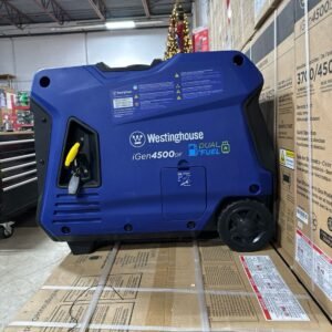 Westinghouse WGen4500DF Dual Fuel Portable Generator – Open-Box Unit