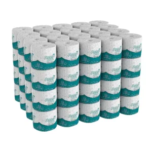 Angel Soft Professional Series 2-Ply Embossed Toilet Paper by GP PRO (Georgia-Pacific), 16880, 450 Sheets Per Roll, 80 Rolls Per Case, White Pallet