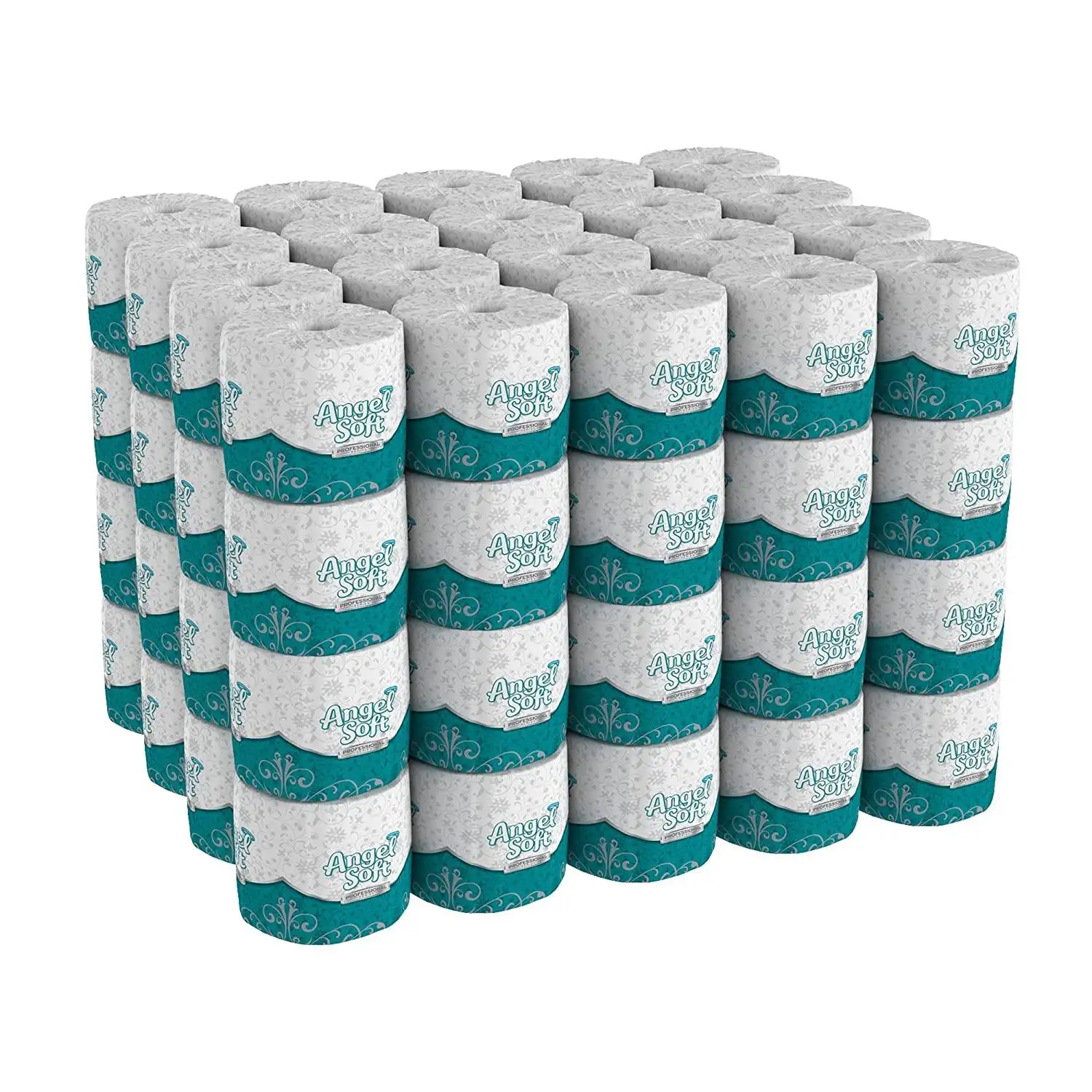 Angel Soft Professional Series 2-Ply Embossed Toilet Paper by GP PRO (Georgia-Pacific), 16880, 450 Sheets Per Roll, 80 Rolls Per Case, White Pallet Angel Soft Professional Series 2-Ply Embossed Toilet Paper by GP PRO (Georgia-Pacific), 16880, 450 Sheets Per Roll, 80 Rolls Per Case, White Pallet