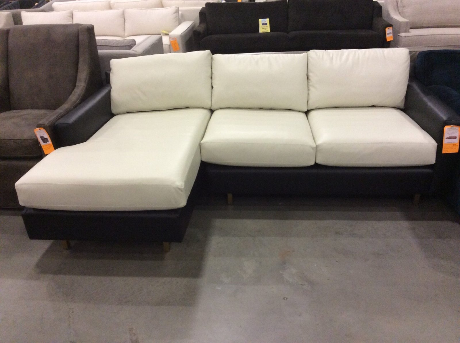 Mitchell Gold + Bob Williams Chaise Liquidation (2pc) Pallet Gold bob williams chaise - Mitchell Gold + Bob Williams Chaise Liquidation (2pc) Pallet