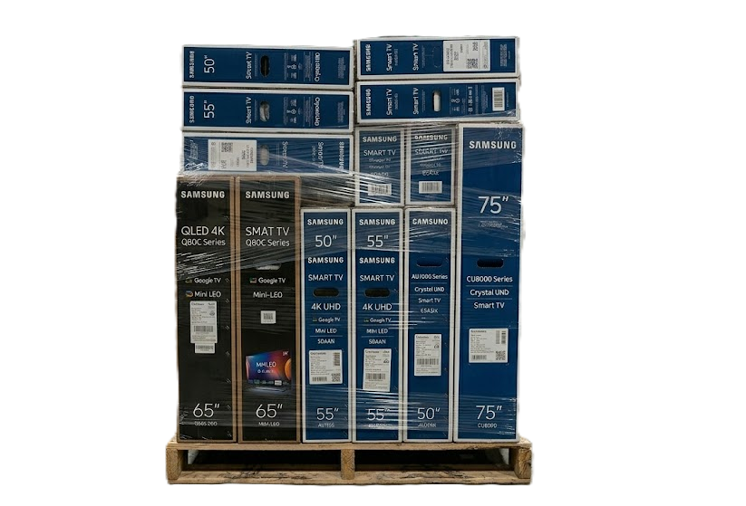 Samsung Smart TV Shelf Pull & Overstock Pallet Samsung Smart TV Shelf Pull & Overstock Pallet