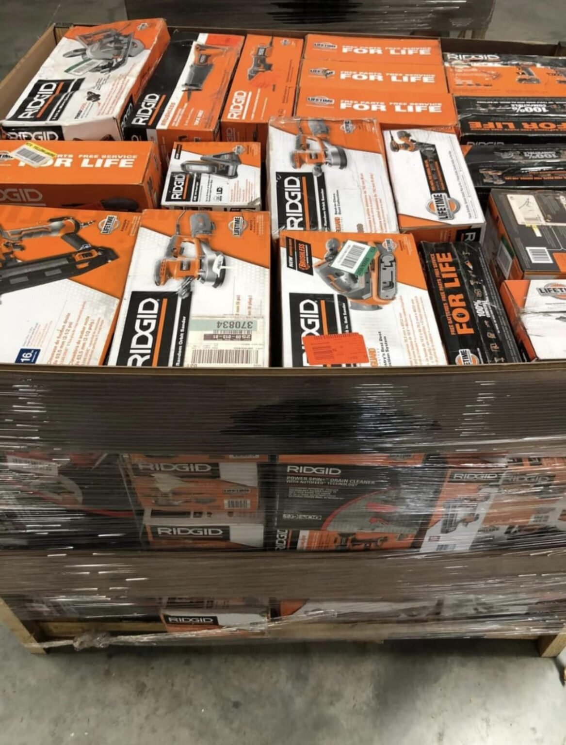 Ridgid Tool Pallet Wholesale (Approx. 150 Pieces) – photo 2 Ridgid Tool Pallet Wholesale (Approx. 150 Pieces) – photo 2