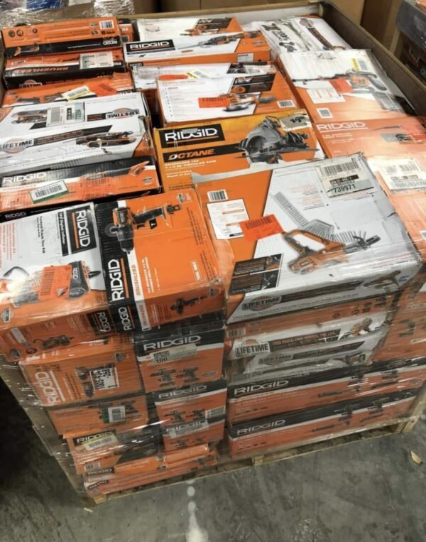 Ridgid Tool Pallet Wholesale (Approx. 150 Pieces) – photo 3 Ridgid Tool Pallet Wholesale (Approx. 150 Pieces) – photo 3