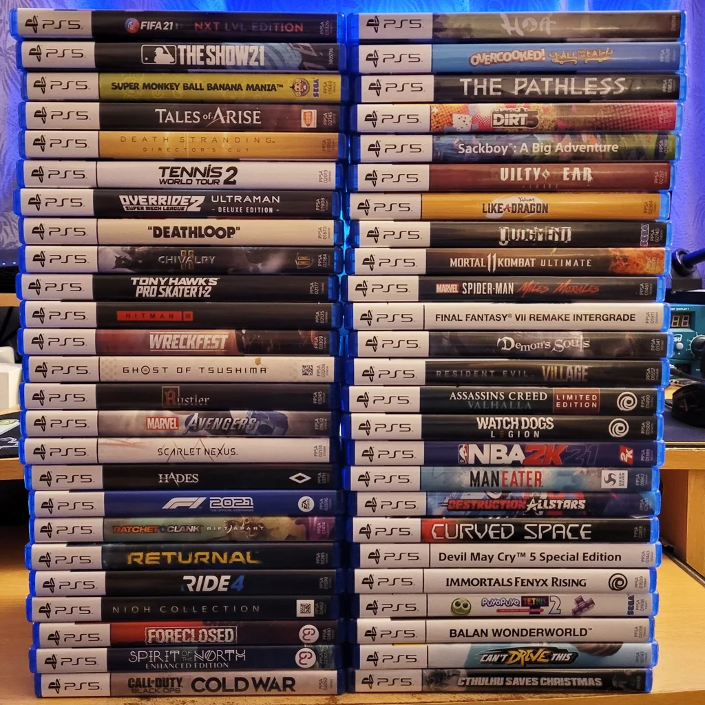 Ps5,4 and 3 CD pallets Ps5 4 and 3 - Ps5,4 and 3 CD pallets