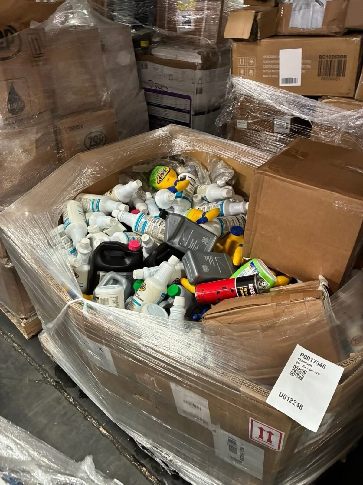 Cleaning Chemical Pallet – 500+ Units Bulk Household Cleaning Supplies Wholesale Cleaning Chemical Pallet – 500+ Units Bulk Household Cleaning Supplies Wholesale