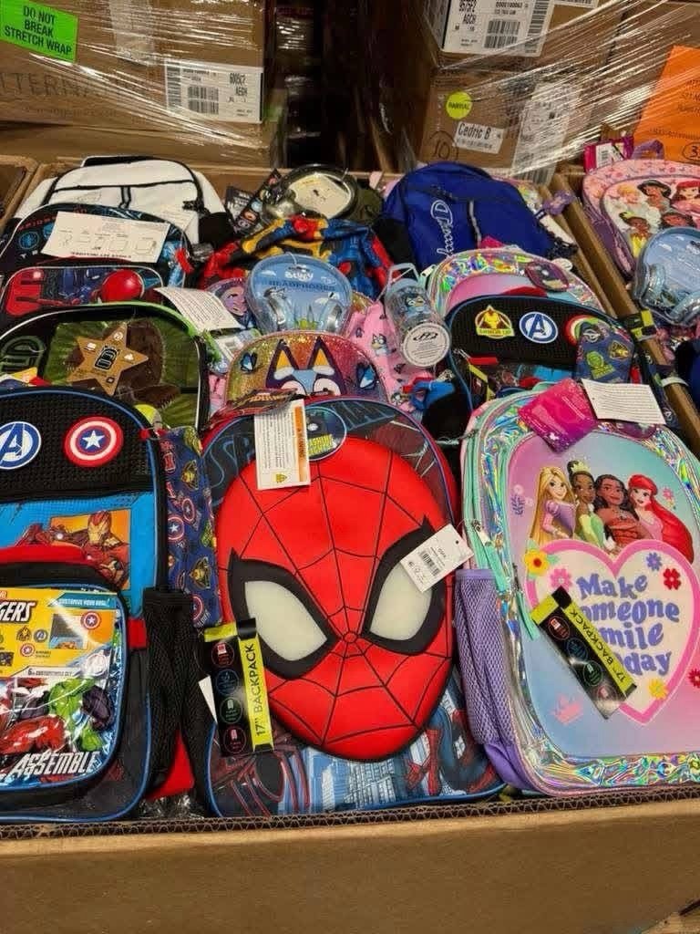 Wholesale School Bags Pallet – Est. 220–350 Pieces – photo 2 Wholesale School Bags Pallet – Est. 220–350 Pieces – photo 2