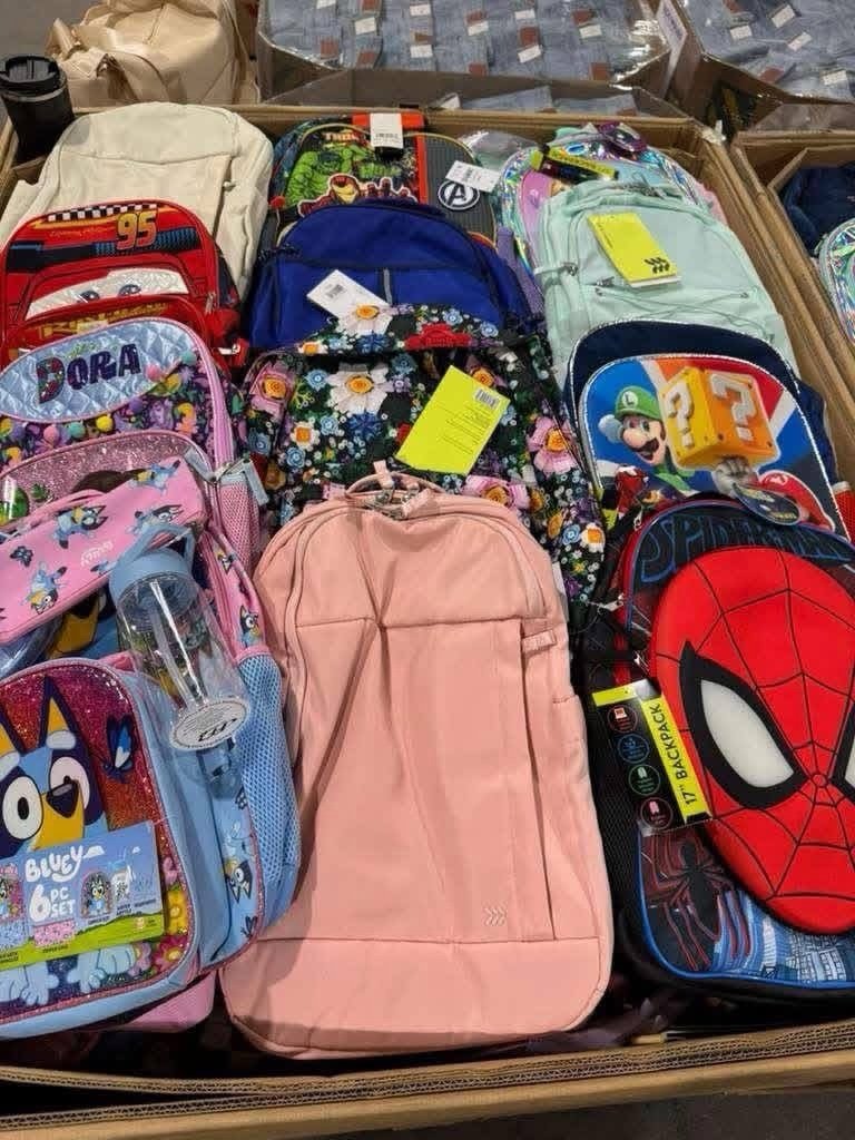 Wholesale School Bags Pallet – Est. 220–350 Pieces – photo 6 Wholesale School Bags Pallet – Est. 220–350 Pieces – photo 6