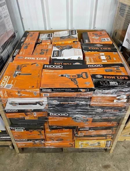 Ridgid Tool Pallet Wholesale (150 Pieces) Ridgid Tool Pallet Wholesale (150 Pieces)