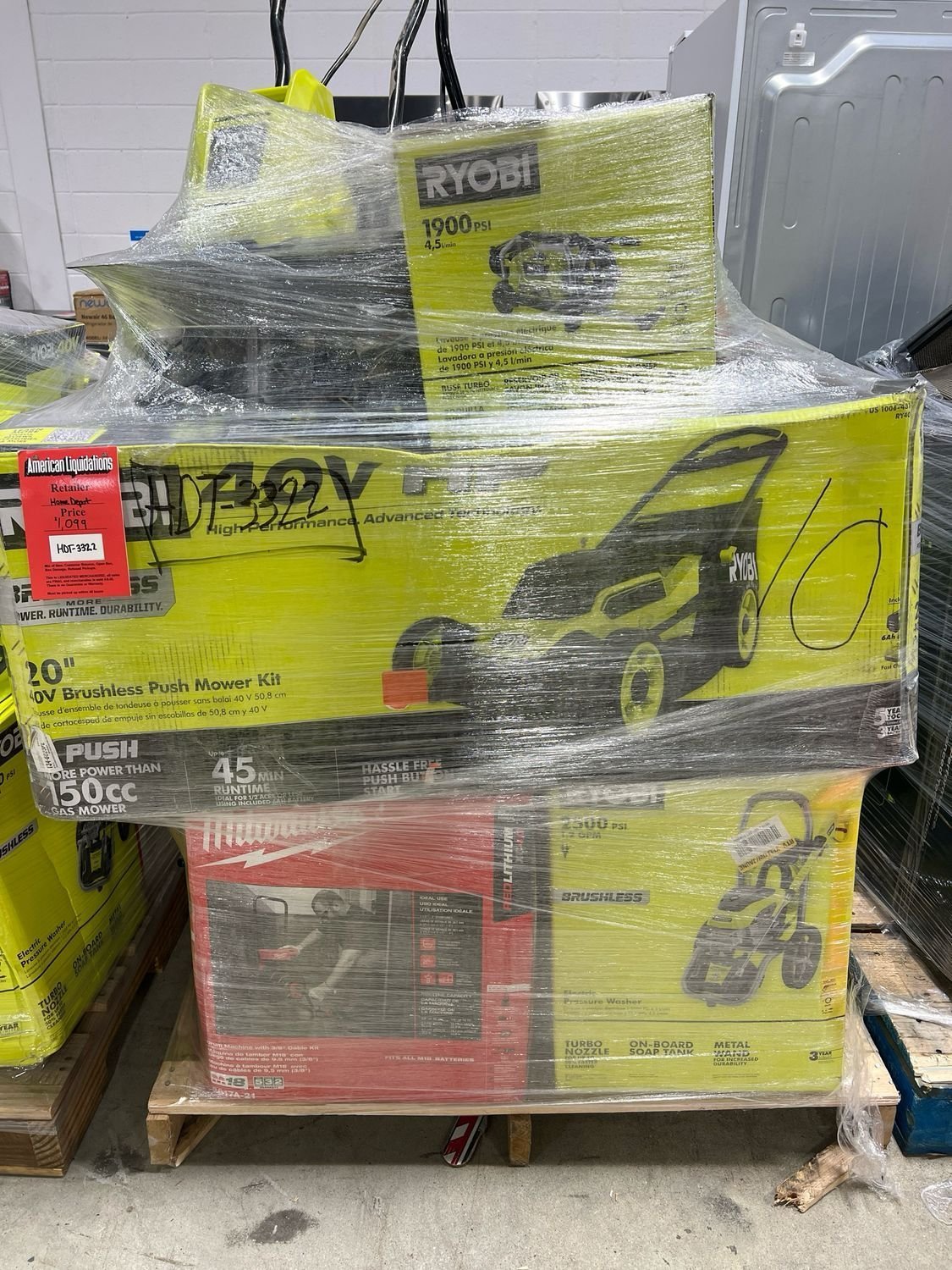Home Depot Power Tool Pallet Hdt-3322: 250+ Mixed Tools Pallet hdt 3322 250 - Home Depot Power Tool Pallet Hdt-3322: 250+ Mixed Tools