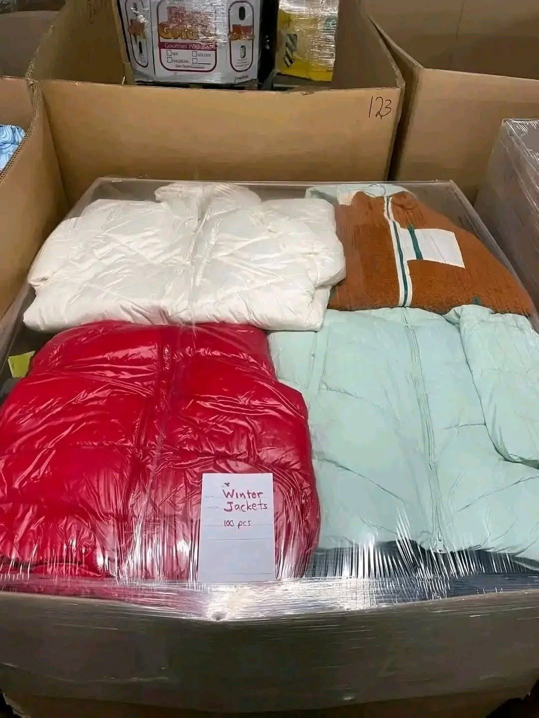 Wholesale Winter Jackets Pallet (100 Pieces) Wholesale Winter Jackets Pallet (100 Pieces)