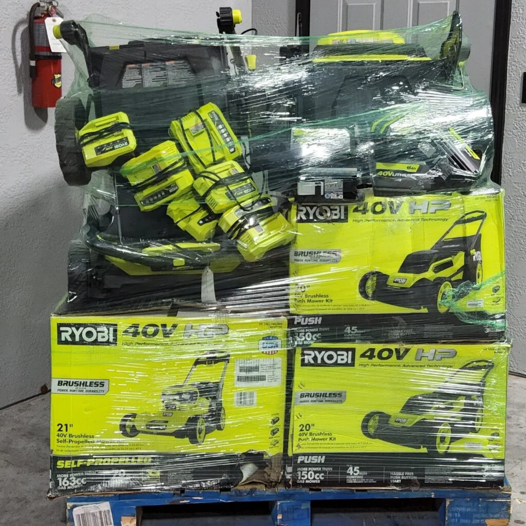 New Ryobi Lawn Mowers Pallet – 8 Units – photo 3 New Ryobi Lawn Mowers Pallet – 8 Units – photo 3