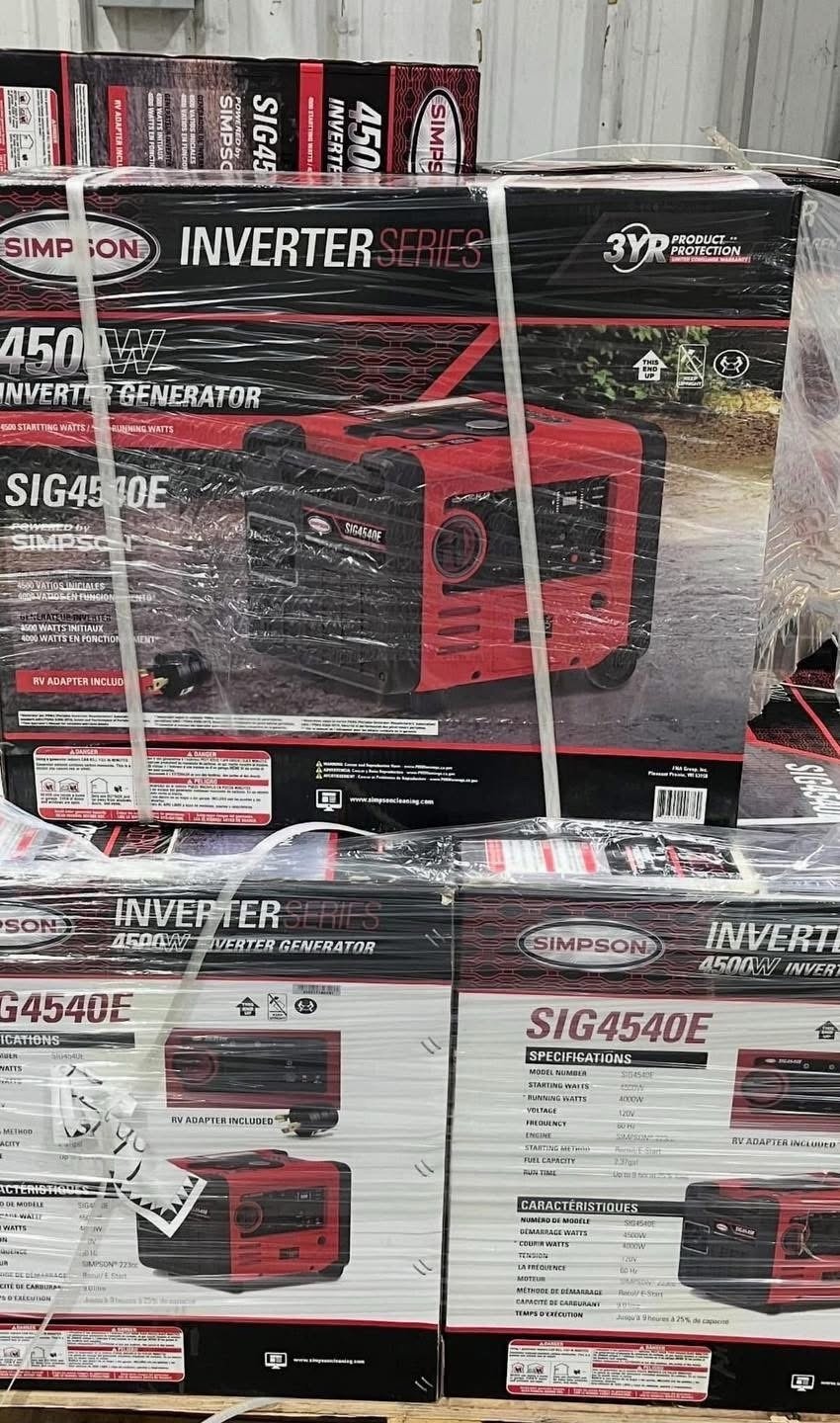 Inverter Generator Liquidation Pallet – Est. 18–30 Units – photo 3 Inverter Generator Liquidation Pallet – Est. 18–30 Units – photo 3